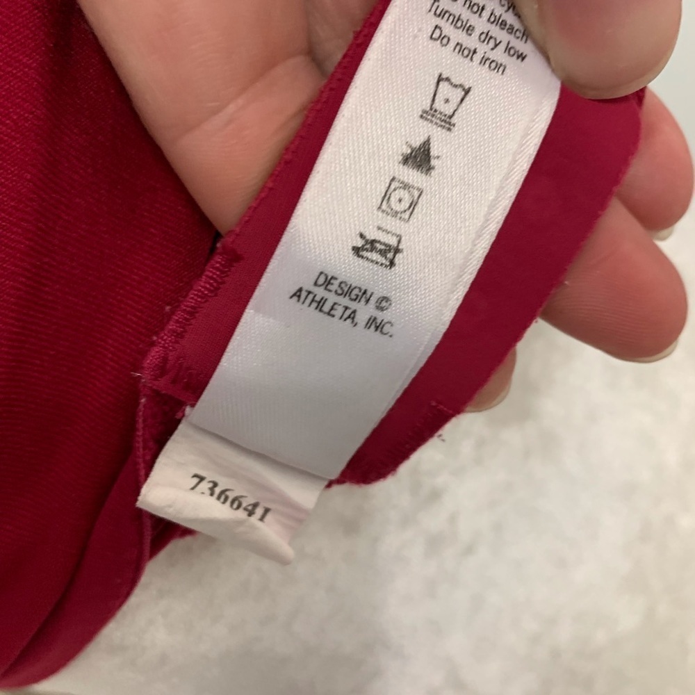 Athleta fuchsia Workout top NWOT - Picture 6 of 6